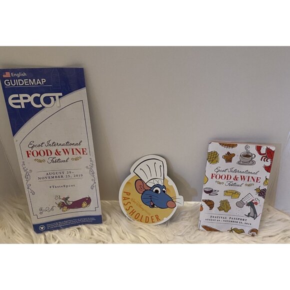 Disney World Annual Passholder Magnet Chef Remy 2019 Epcot Food & Wine Festival - Picture 1 of 6